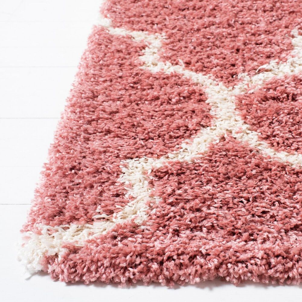 Safavieh Venus Shag 4&#39; x 6&#39; Pink and Ivory Area Rug, , large
