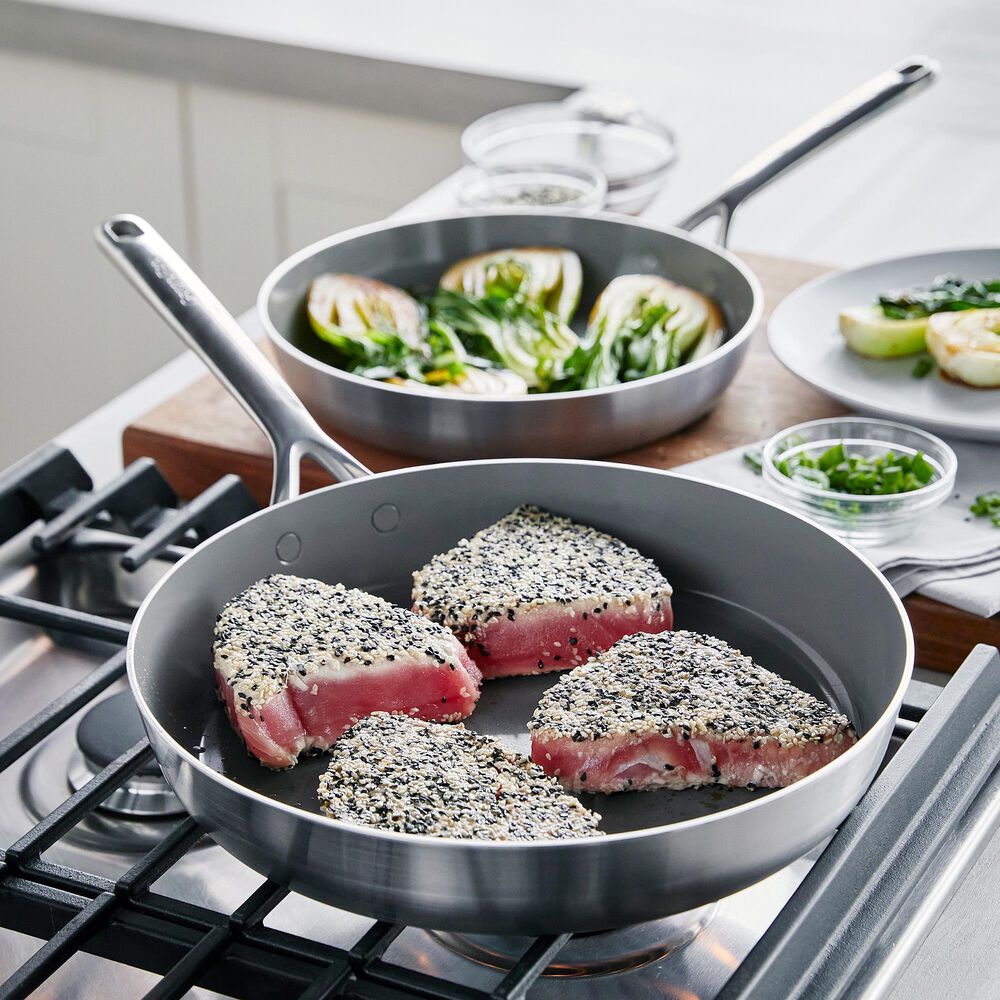 Green Pan GP5 13-Piece Cookware Set in Stainless Steel, , large