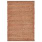 L&R Resources Natural Fiber 9" x 12" Tan and Pink Area Rug, , large