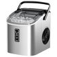 Euhomy 11" 27 Lbs Portable Bullet Ice Maker in Silver, , large