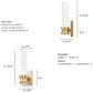 Hunter Lenlock 1-Light Wall Sconce with Cased White Shade in Alturas Gold, , large