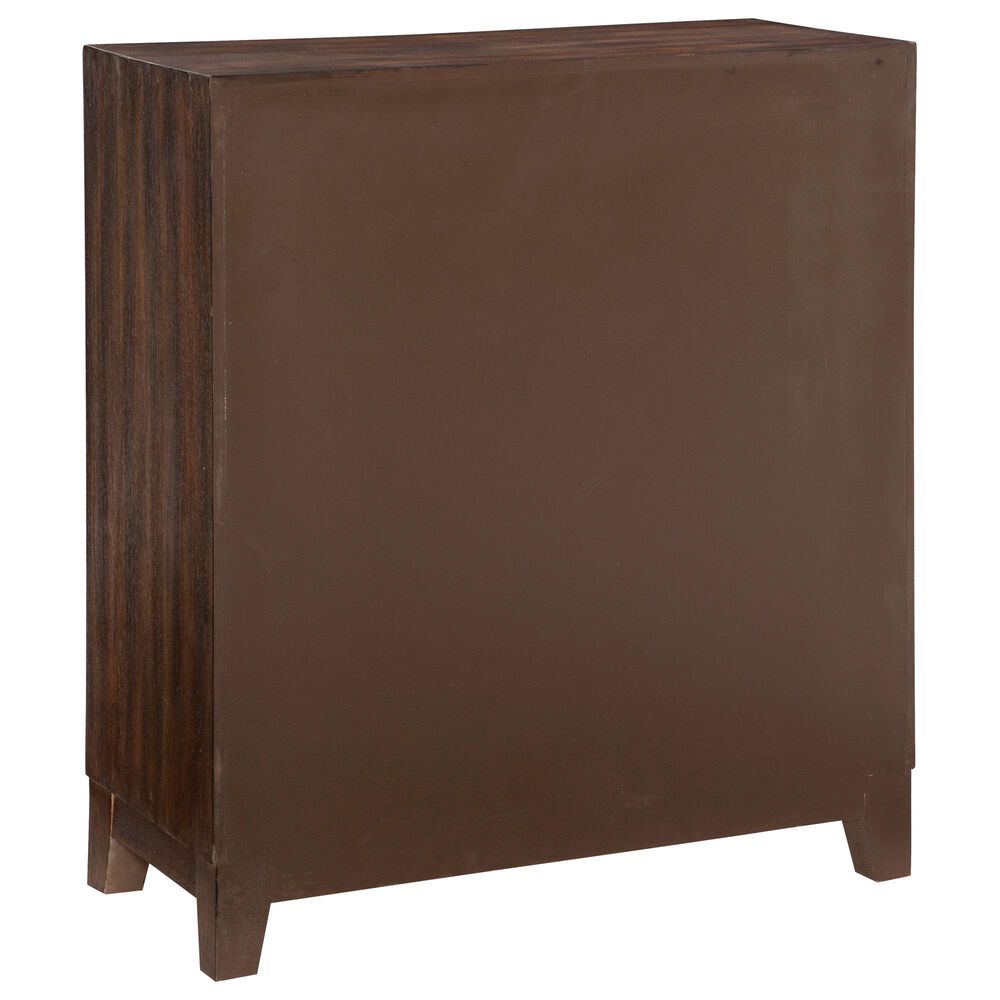 Linon Home Decor Grace Cabinet in Dark Brown, , large
