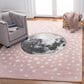 Safavieh Carousel CRK135 3"3" x 5"3" Pink and Grey Kids Area Rug, , large