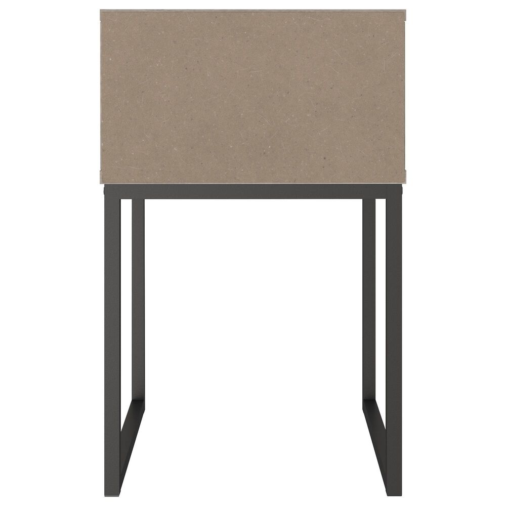 Ashley Neilsville 1-Drawer Nightstand in Whitewash and Dark Brown, , large