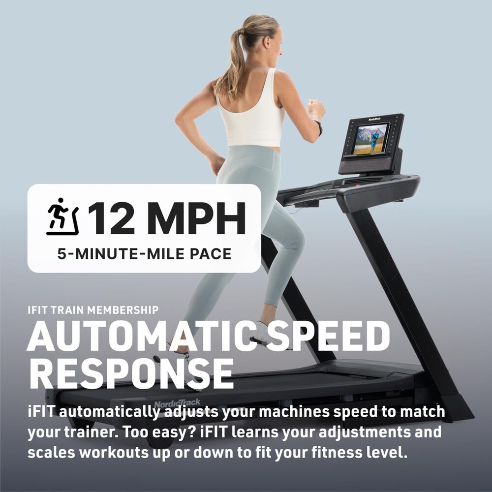NordicTrack T Series 8 Folding Treadmill with iFIT, , large