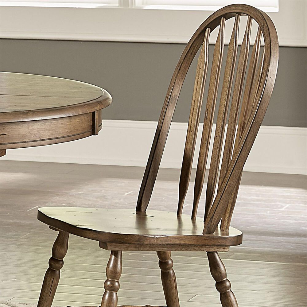 Belle Furnishings Carolina Crossing Side Chair in Light Brown &#40;Set of 2&#41;, , large