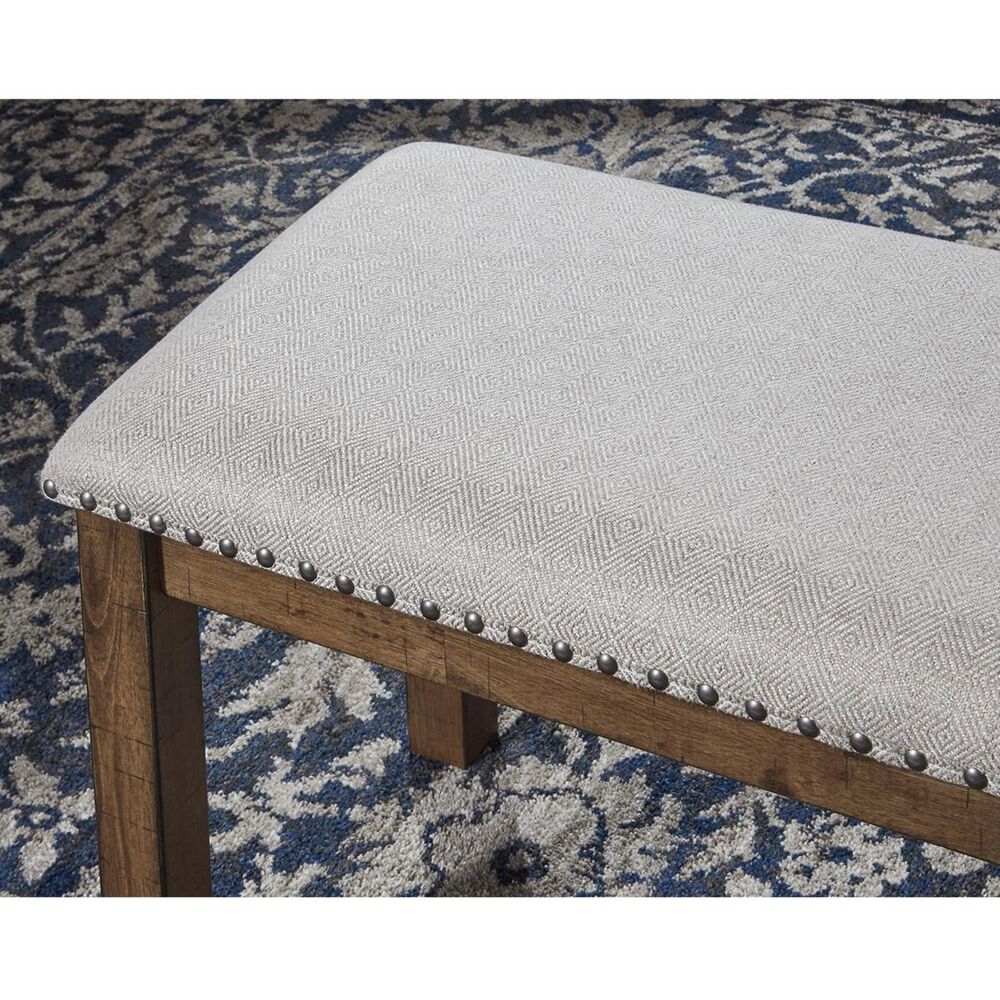 Ashley Moriville Upholstered Bench in Beige, , large