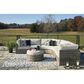 Ashley Calworth Patio Ottoman in Light Brown, , large