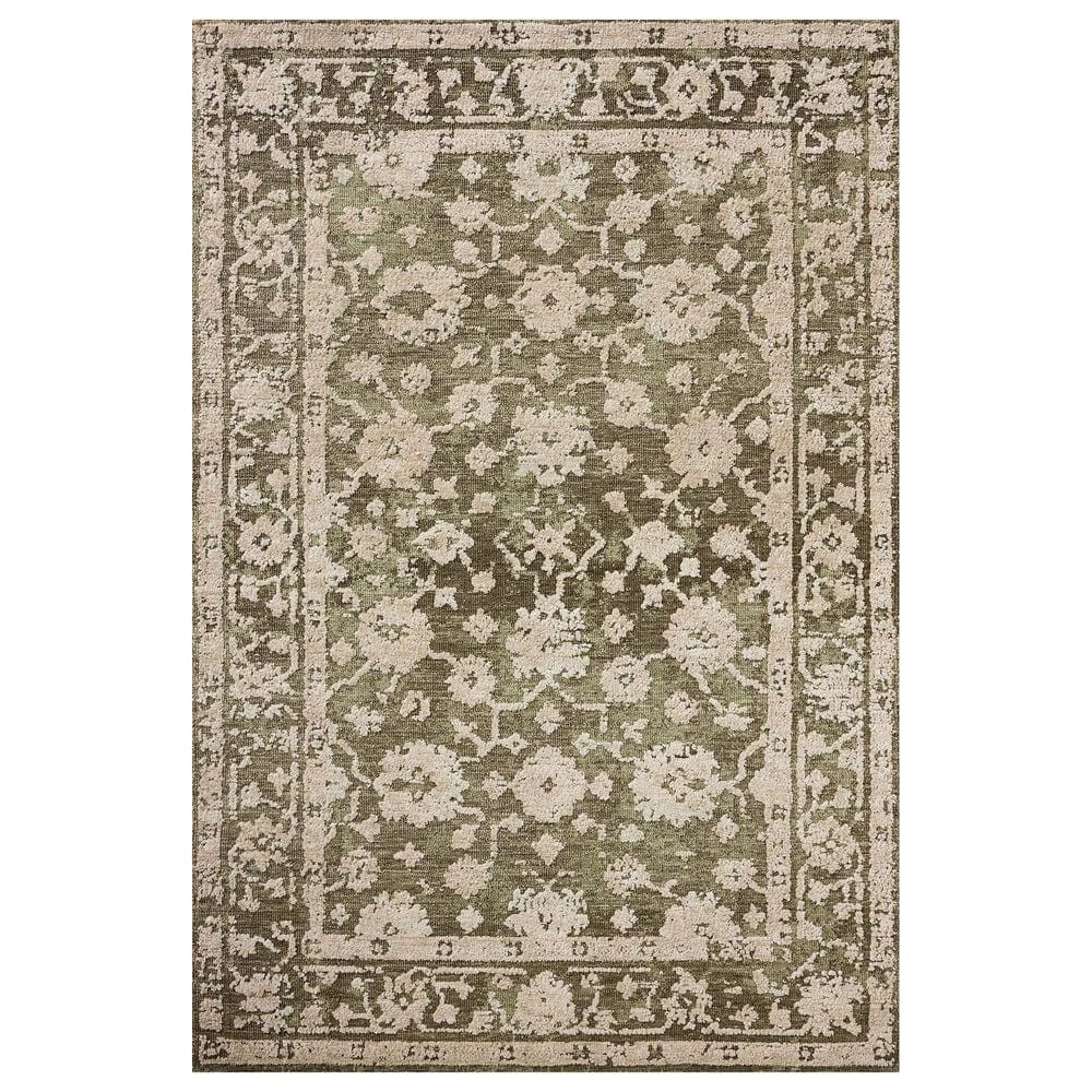 Loloi Percival Moss and Natural 3"6" x 5"6" Area Rug, , large