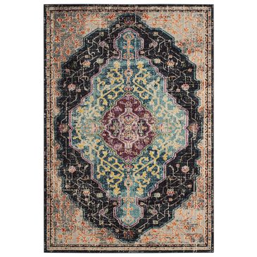 Safavieh Monaco MNC249Z-28 2"2" x 8" Black/Blue Runner, , large