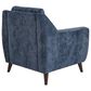 LumiSource Carly Accent Chair in Blue, , large