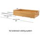 Household Essentials Glidez 14" 1-Tier Pull-Out/Slide-Out Storage Organizer for Under Cabinet Use in Natural, , large