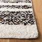 Safavieh Natura NAT328Z 9" x 12" Black and Ivory Area Rug, , large