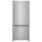 Thor Kitchen 30" Bottom Freezer Refrigerator in Stainless Steel, , large
