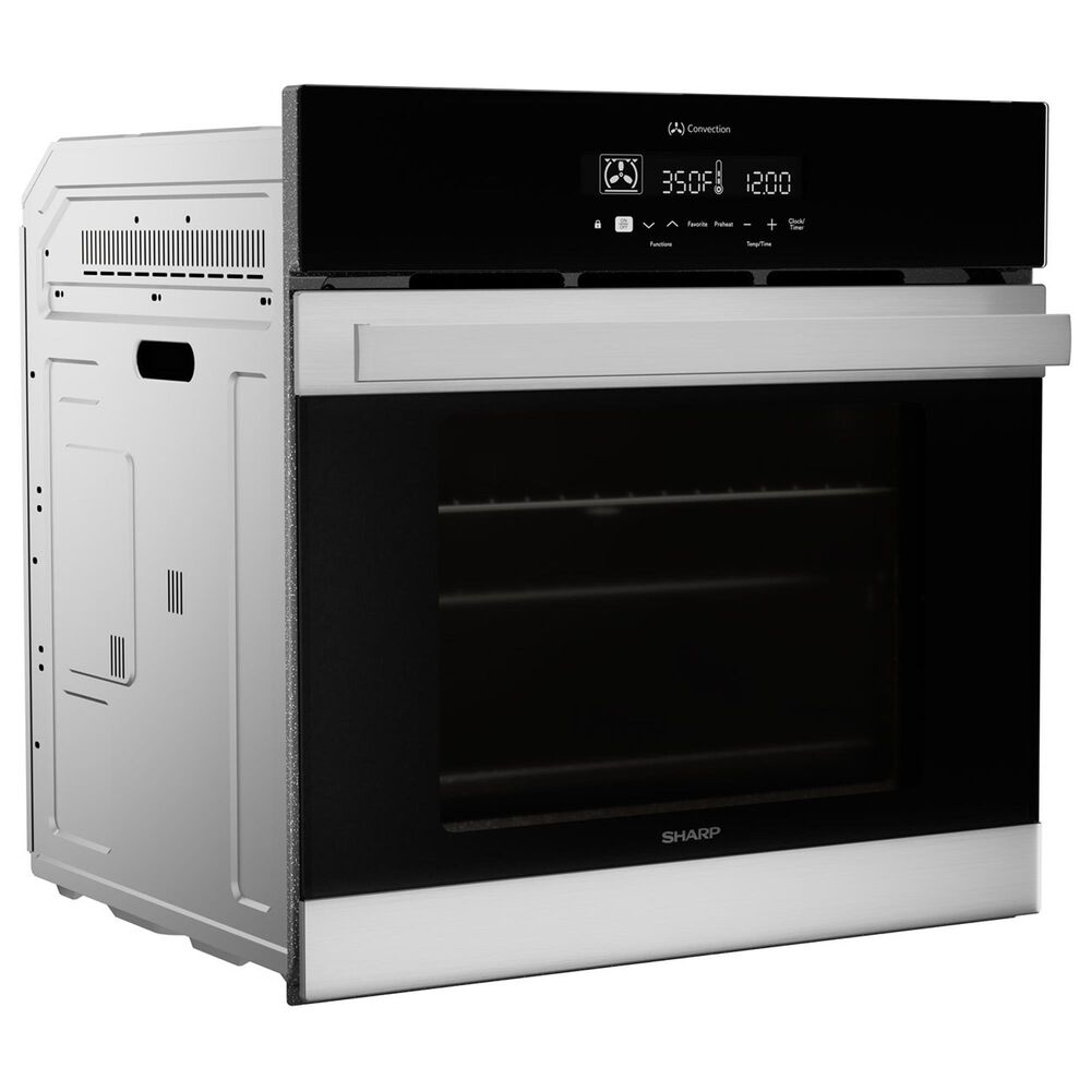 Sharp 24" Built-In Single Electric Wall Oven with European Convection in Stainless Steel, , large