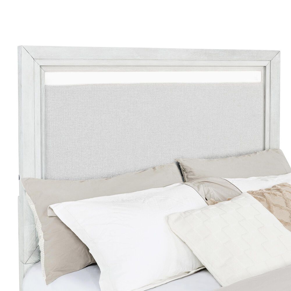 Sasha Lee 4-Piece Queen Storage Bedroom Set in Brushed White, , large