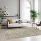 Dalyn Rug Company Marlo 10" x 14" Orange Indoor/Outdoor Area Rug, , large