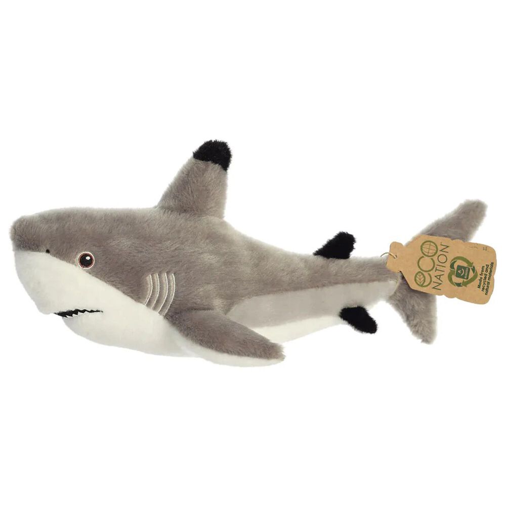 Eco Nation Blacktip Shark Soft Toy, , large