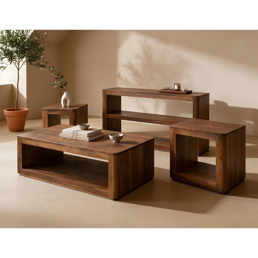 Fallridge Balam Sofa Table in Brown, , large