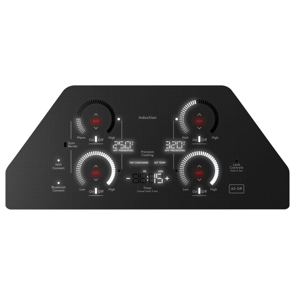 Cafe 2-Piece Kitchen Package with Matte Black 30" Smart Built-In Convection Single Wall Oven and Black 30" Touch Control Induction Cooktop, , large