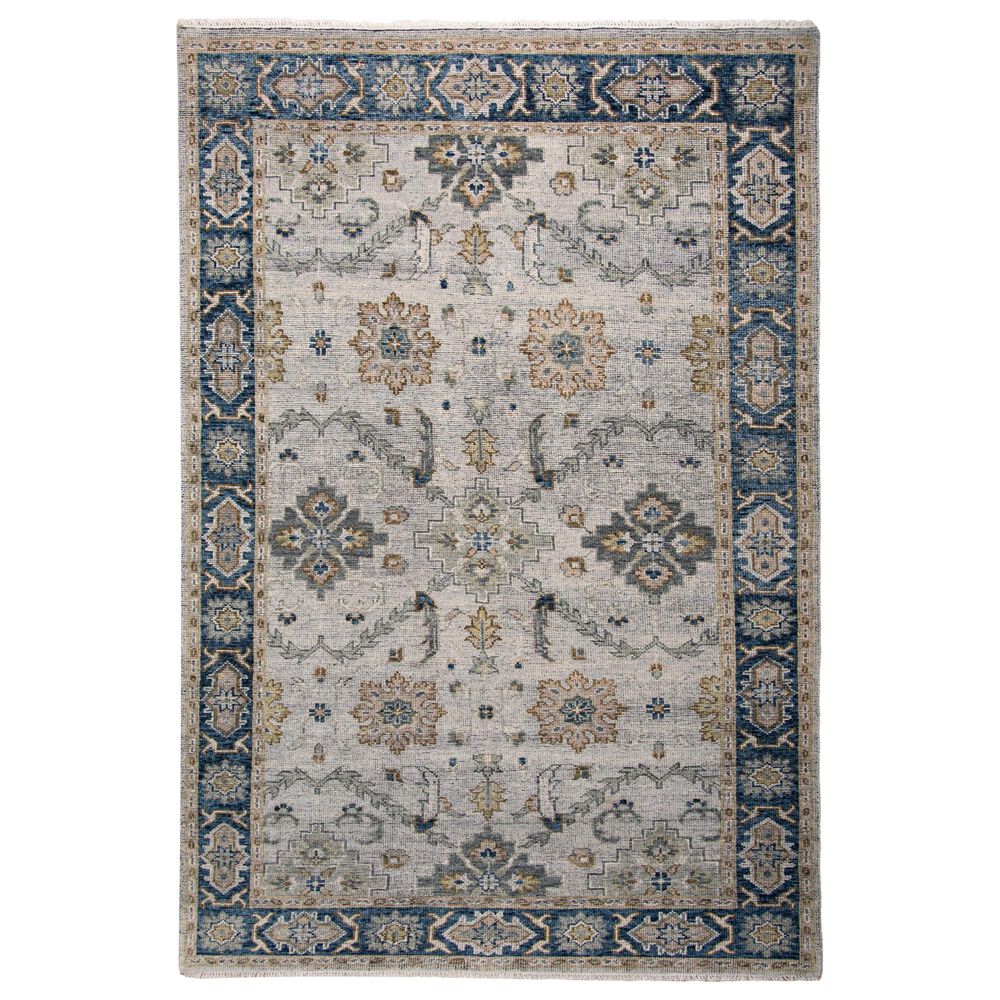 RIZZY Centra Gray and Blue 3" x 10" Runner, , large