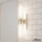 Hunter Lenlock 22" 2-Light Vanity with Cased White Shade in Brushed Nickel, , large