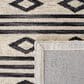 Safavieh Micro-Loop 2"3" x 7" Ivory and Charcoal Runner, , large