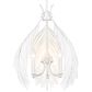 Golden Lighting Cay 3-Light Pendant in Matte White, , large