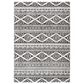 Safavieh Tulum TUL272B 5"3" x 7"6" Ivory and Black Area Rug, , large