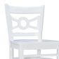 Linon Home Decor Teresa Bar Stool in White, , large