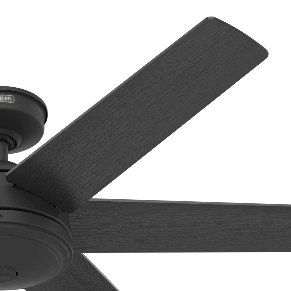 Hunter Jetty 52&quot; Outdoor Ceiling Fan in Matte Black, , large