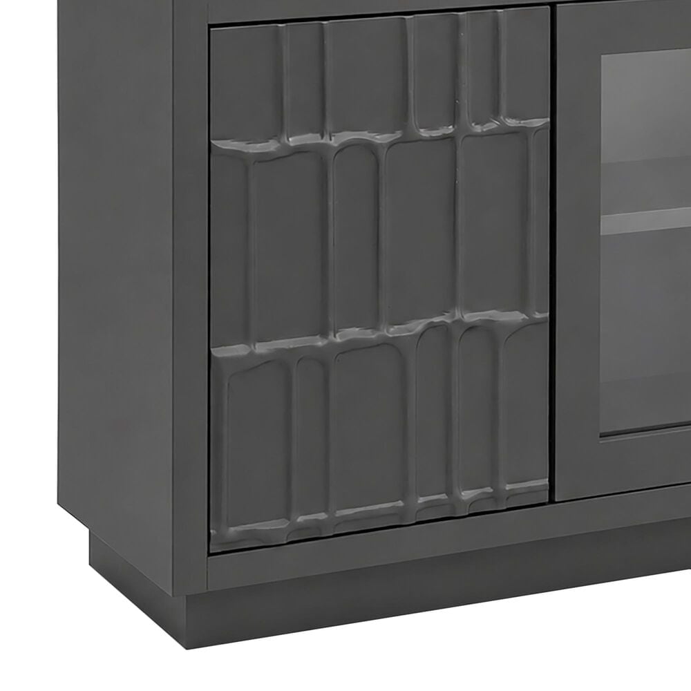 Meximuebles Ferrara 4-Door TV Console in Grey, , large
