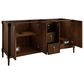 James Martin Kinnsden 72" Double Bathroom Vanity in Sable Oak with 3 cm Victorian Silver Silestone Top and Rectangular Sinks, , large