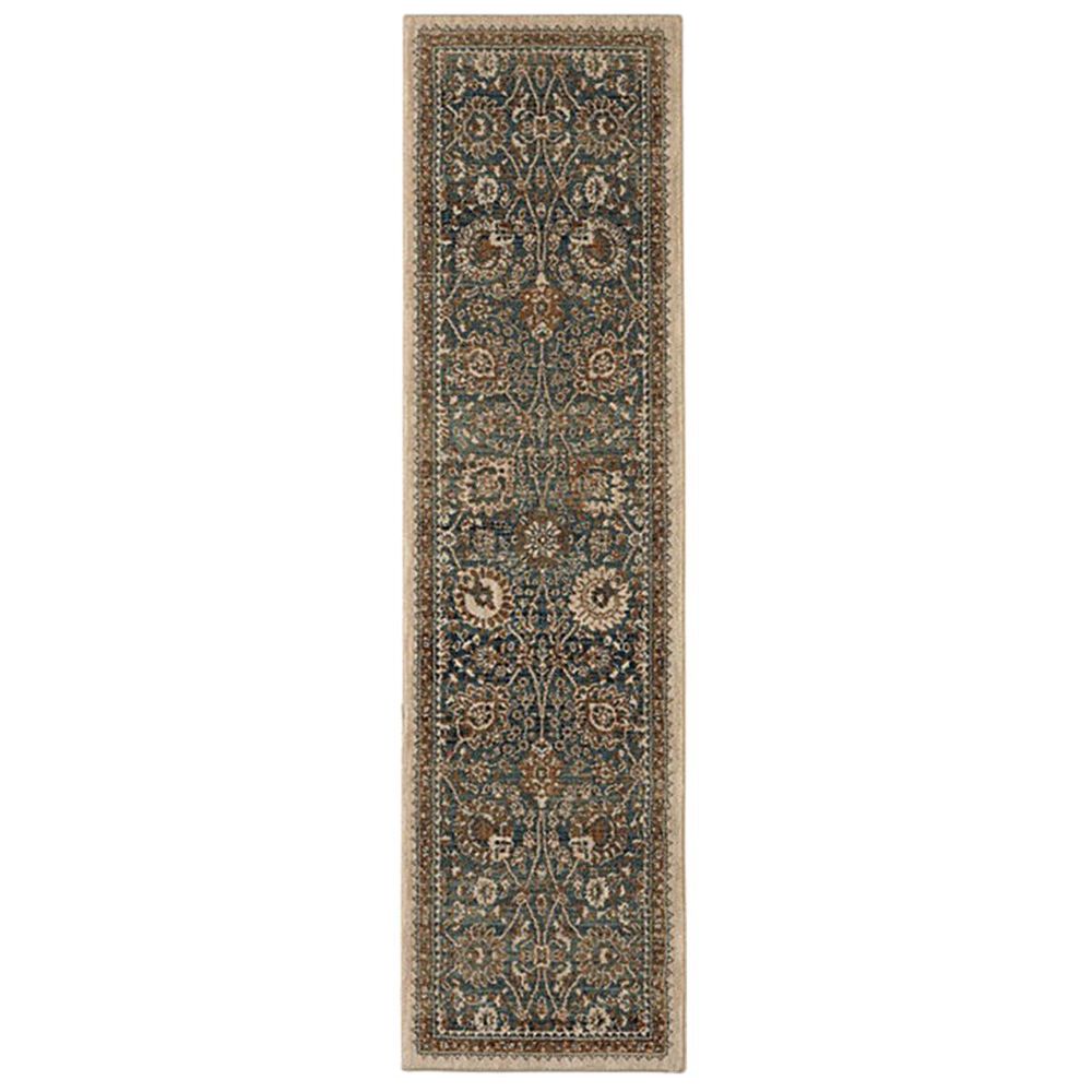 Karastan Spice Market 90934-50130 2"4" x 7"10" Taprobana Sapphire Runner, , large
