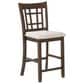 Crown Mark Hartwell 5-Piece Counter Height Dining Set in Dark Brown, , large