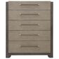 Nicolette Home Anderson Park Dark 5-Piece Queen Upholstered Bedroom Set in Moose Trail and Frontier Brown, , large