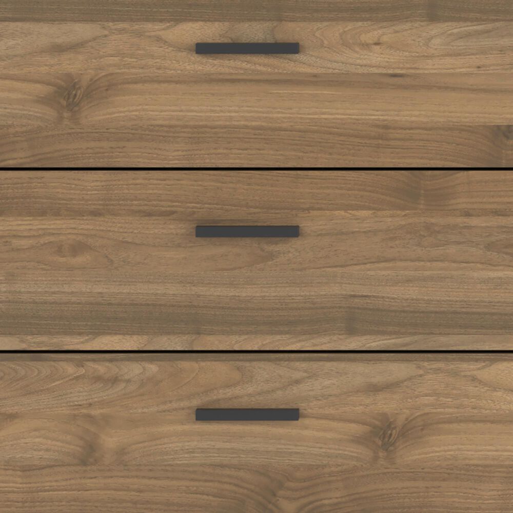 Ashley Deanlow 6-Drawer Dresser in Honey Brown and Dark Pewter, , large