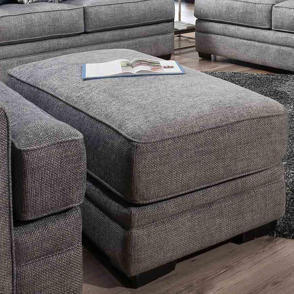 Moore Furniture Juno Ottoman in Crosby Denim, , large