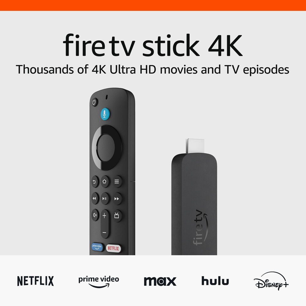 Amazon Fire TV Stick 4K &#40;newest model&#41; with AI-powered Fire TV Search, Wi-Fi 6, stream over 1.5 million movies and shows, free &amp; live TV, , large