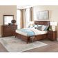 Hawthorne Furniture San Mateo Queen Solid Wood Storage Bed with Dresser and Nightstand in Tuscan, , large