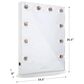 Impressions Vanity Hollywood Glow Vanity Mirror in Glossy White, , large