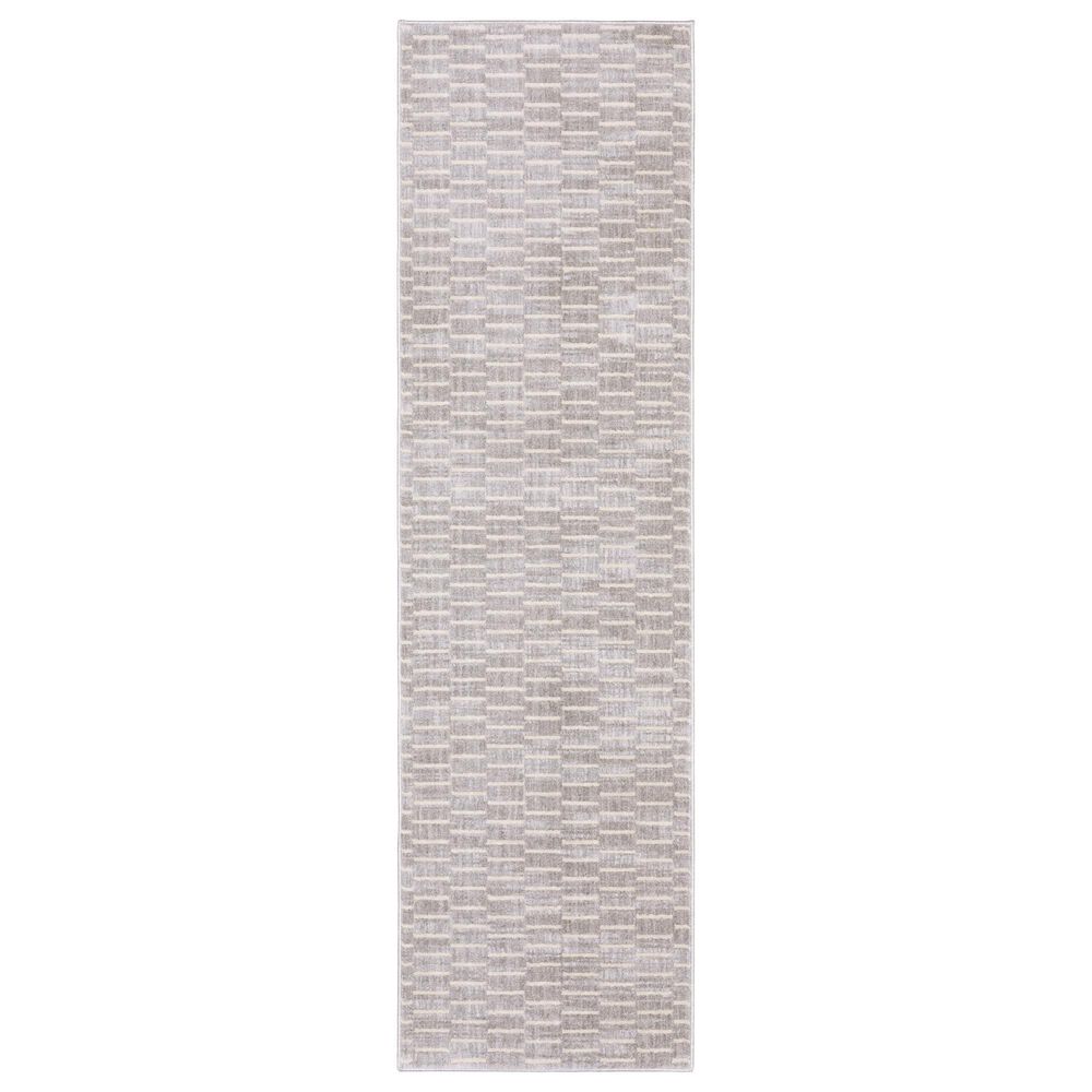 Oriental Weavers Oliver OLV01 Grey and Beige 2"3" x 7"6" Runner, , large
