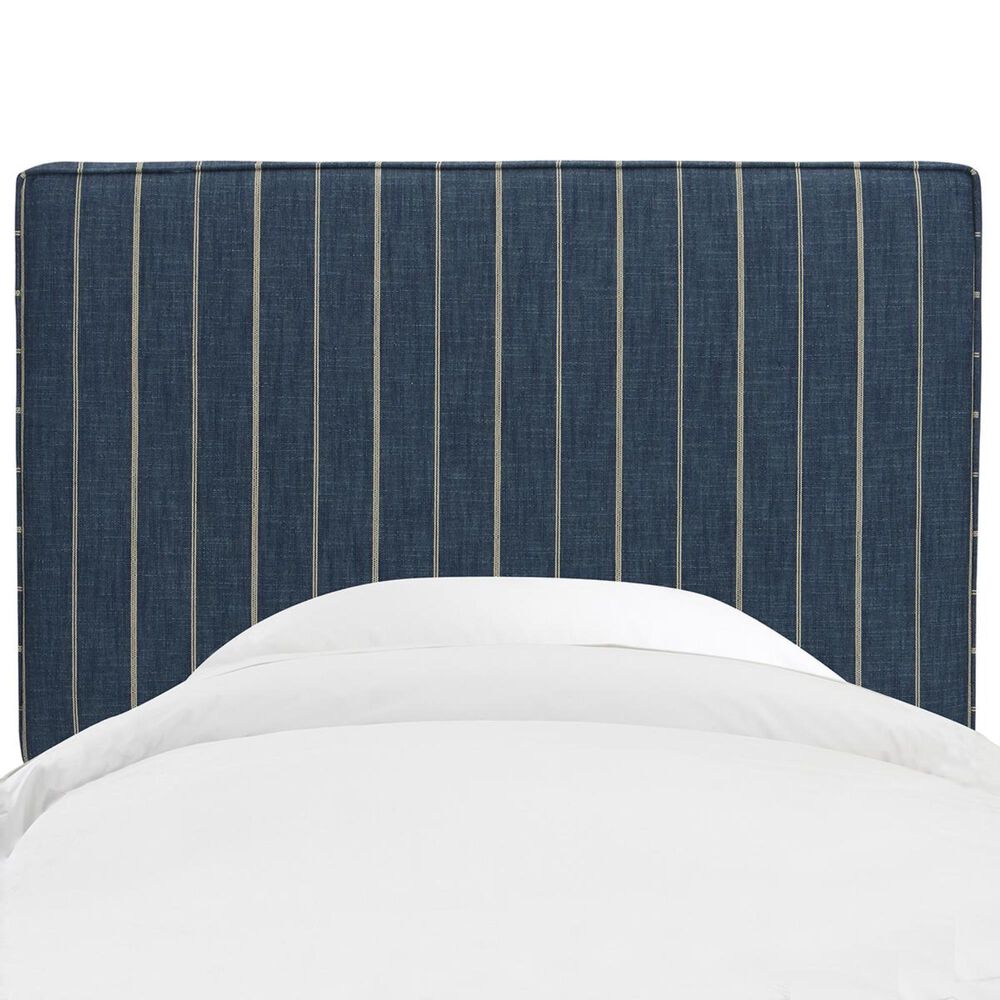 Skyline Furniture Full Upholstered Headboard in Fritz Indigo, , large