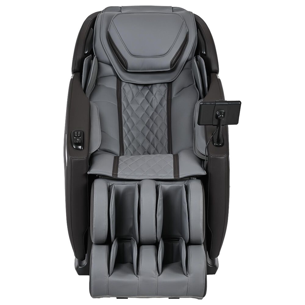 Cozzia Zen XE Power Massage Chair in Grey and Espresso, , large