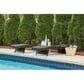 Ashley Kantana Patio Chaise Lounge in Brown (Set of 2), , large
