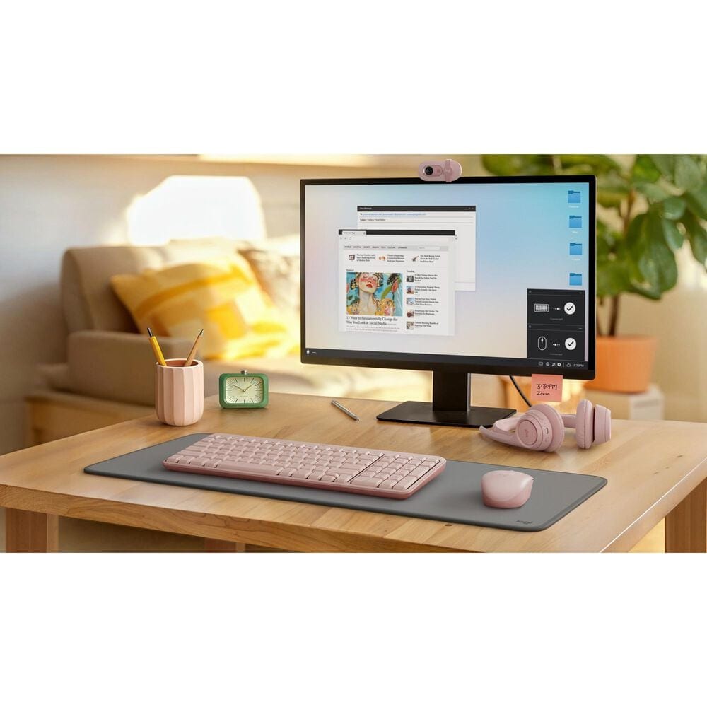 Logitech MK250 Compact Bluetooth Wireless Keyboard and Mouse Combo in Rose, , large
