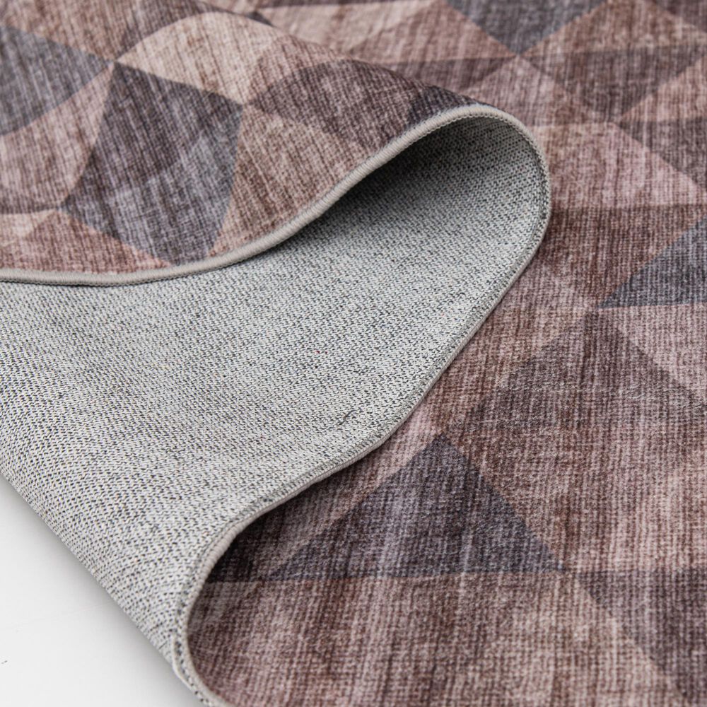 Central Oriental Rugease Marlow 5&#39; x 7&#39; Brown and Dark Gray Area Rug, , large
