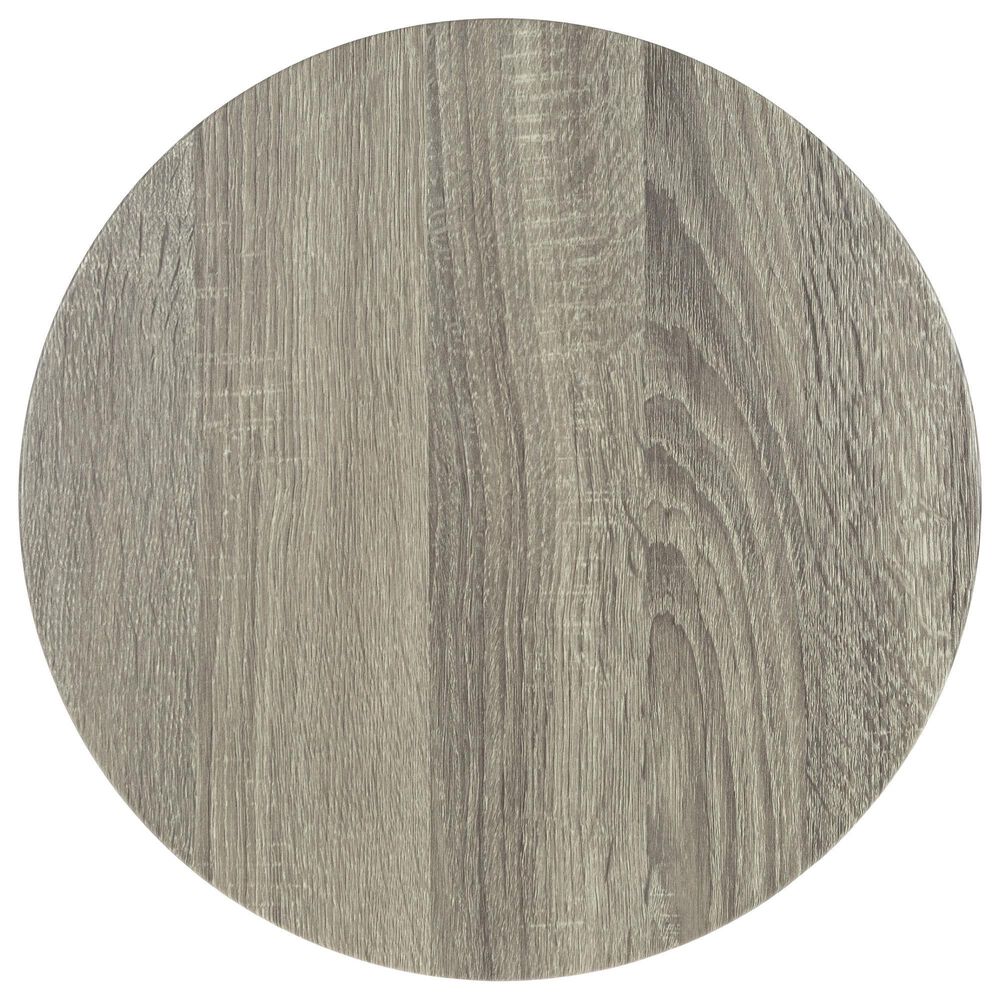 Timberlake Lavish Home 2-Piece Round Nesting Tables in Gray, , large