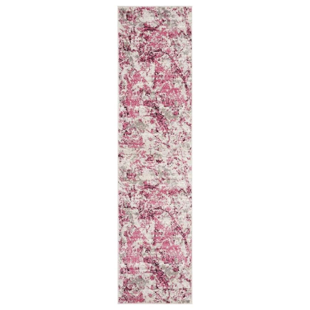 Safavieh Skyler SKY186N 2" x 12" Pink and Ivory Runner, , large