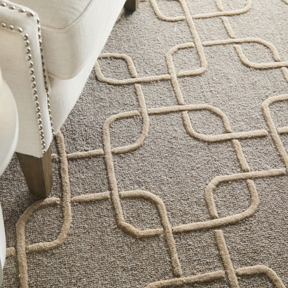 Feizy Kimball Gray, Taupe and Tan 8&#39; x 10&#39; Area Rug, , large